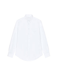 G Jacquard long-sleeved shirt - White