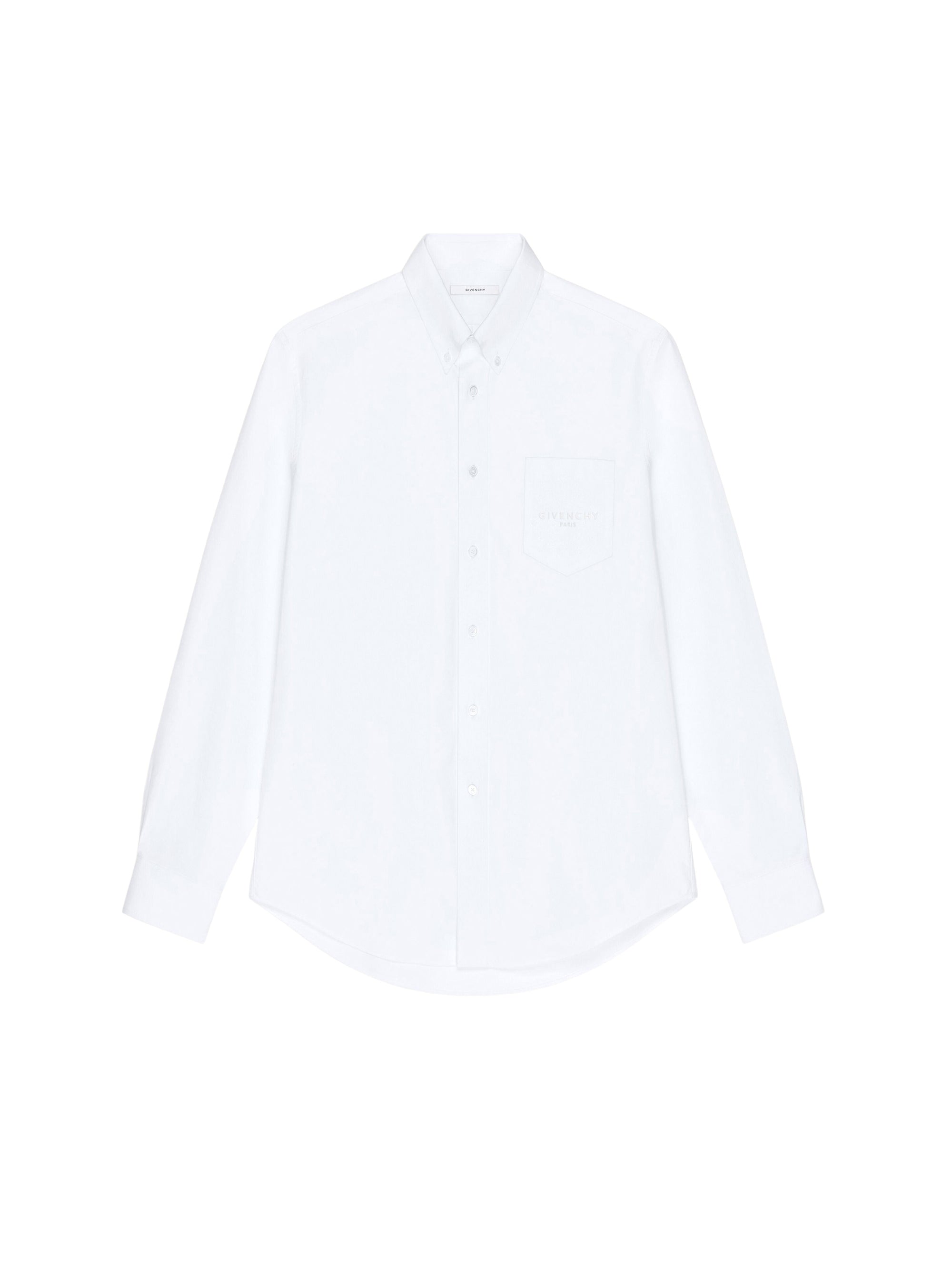 G Jacquard long-sleeved shirt - White
