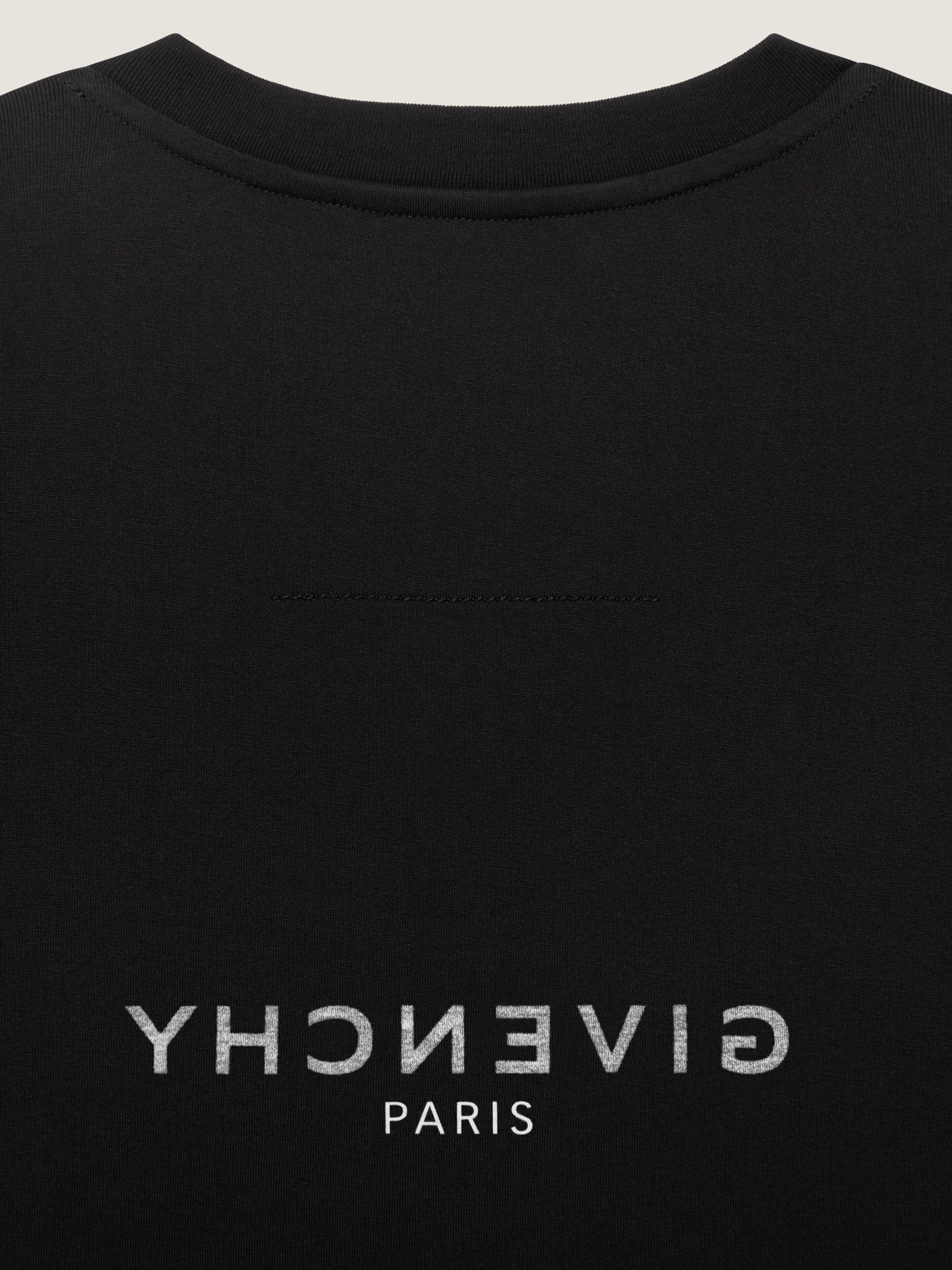 OVERSIZED FIT REVERSE PRINT T-SHIRT