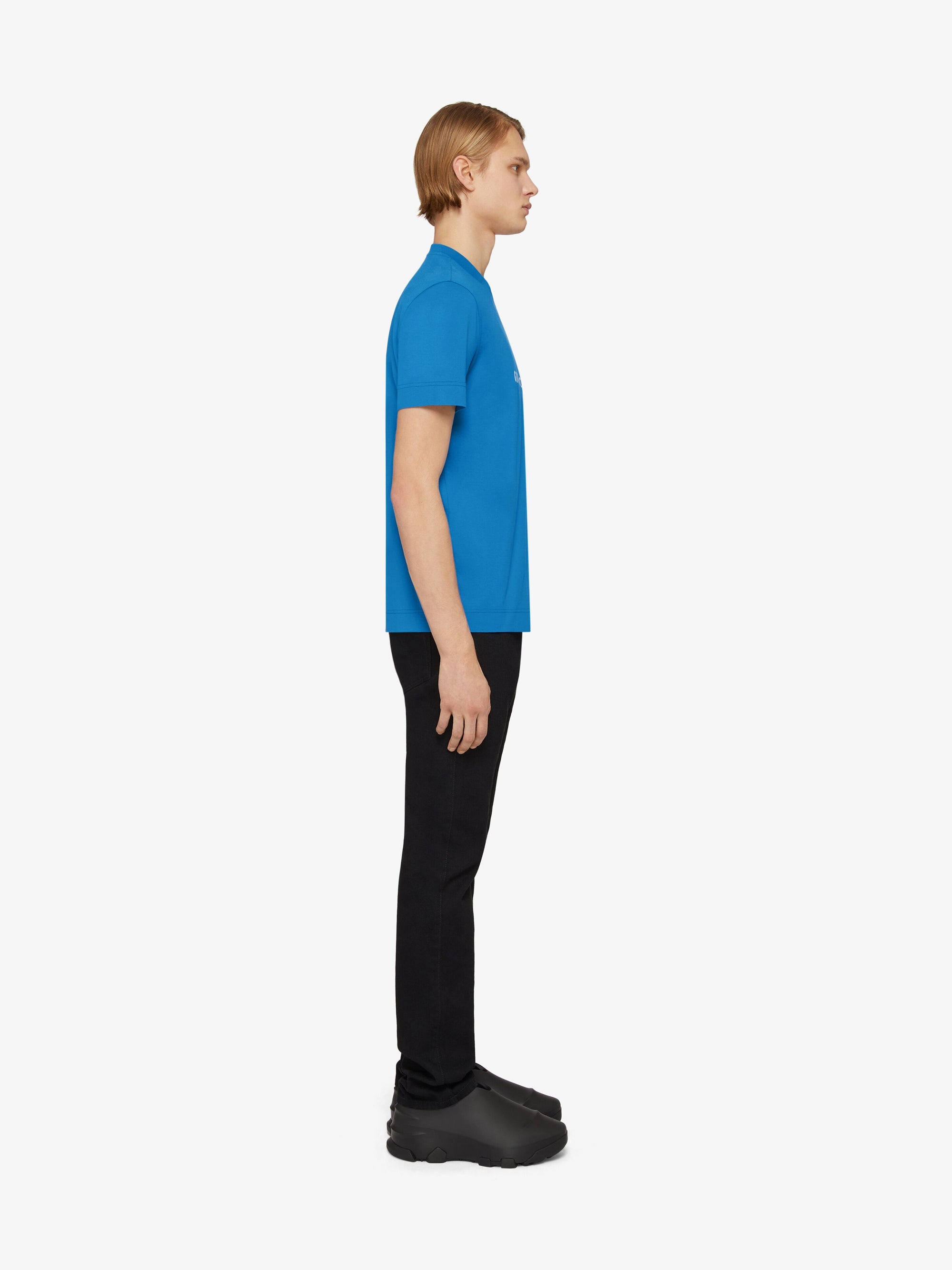 SLIM FIT REVERSE PRINT T-SHIRT