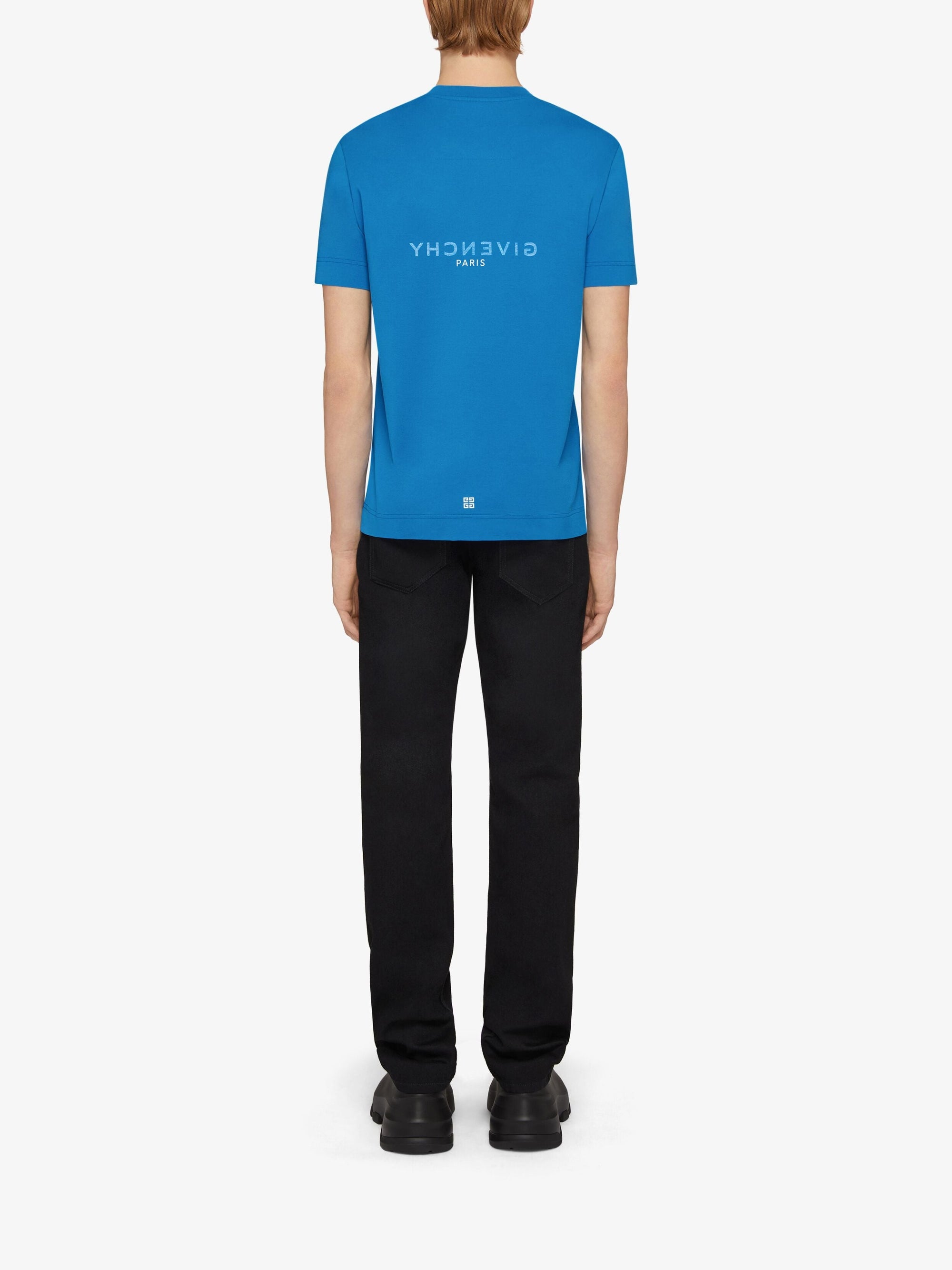 T-shirt slim G archetype - Bright Blue