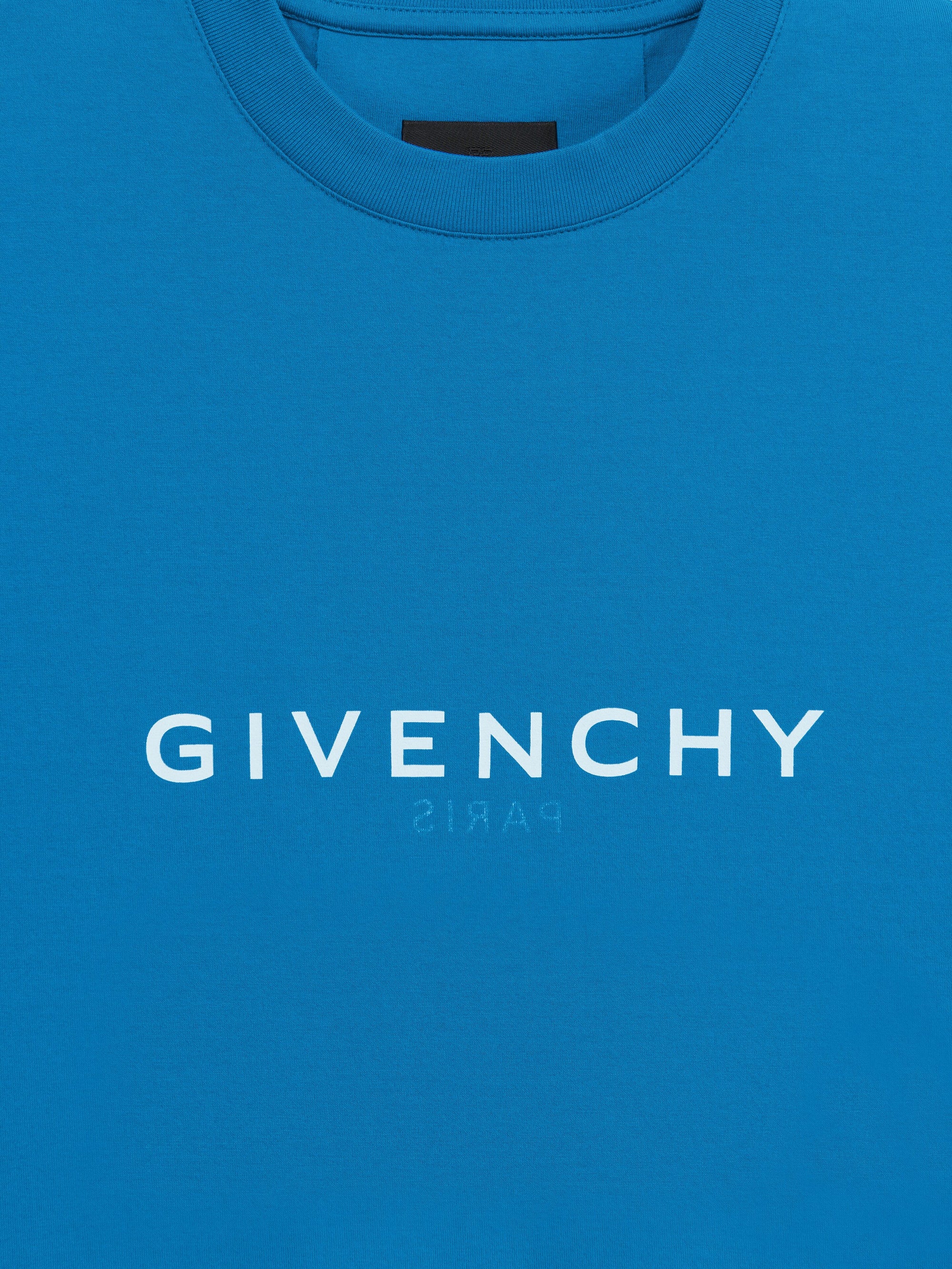 SLIM FIT REVERSE PRINT T-SHIRT