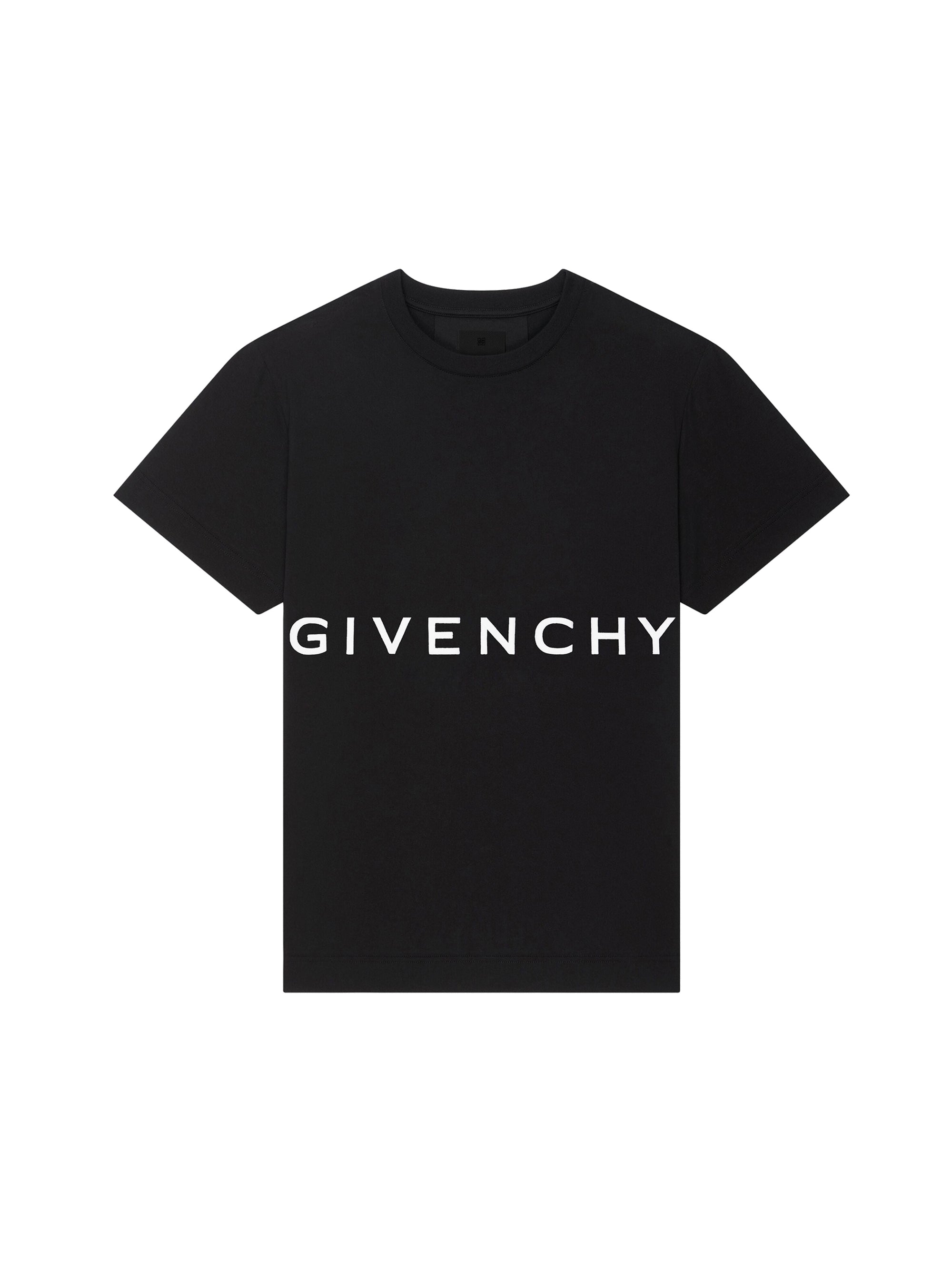 T-shirt slim avec broderie - Noir