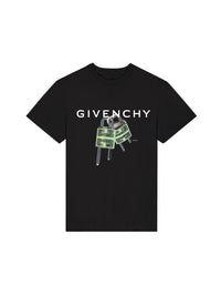T-shirt slim Givenchy 4G Lock - Noir