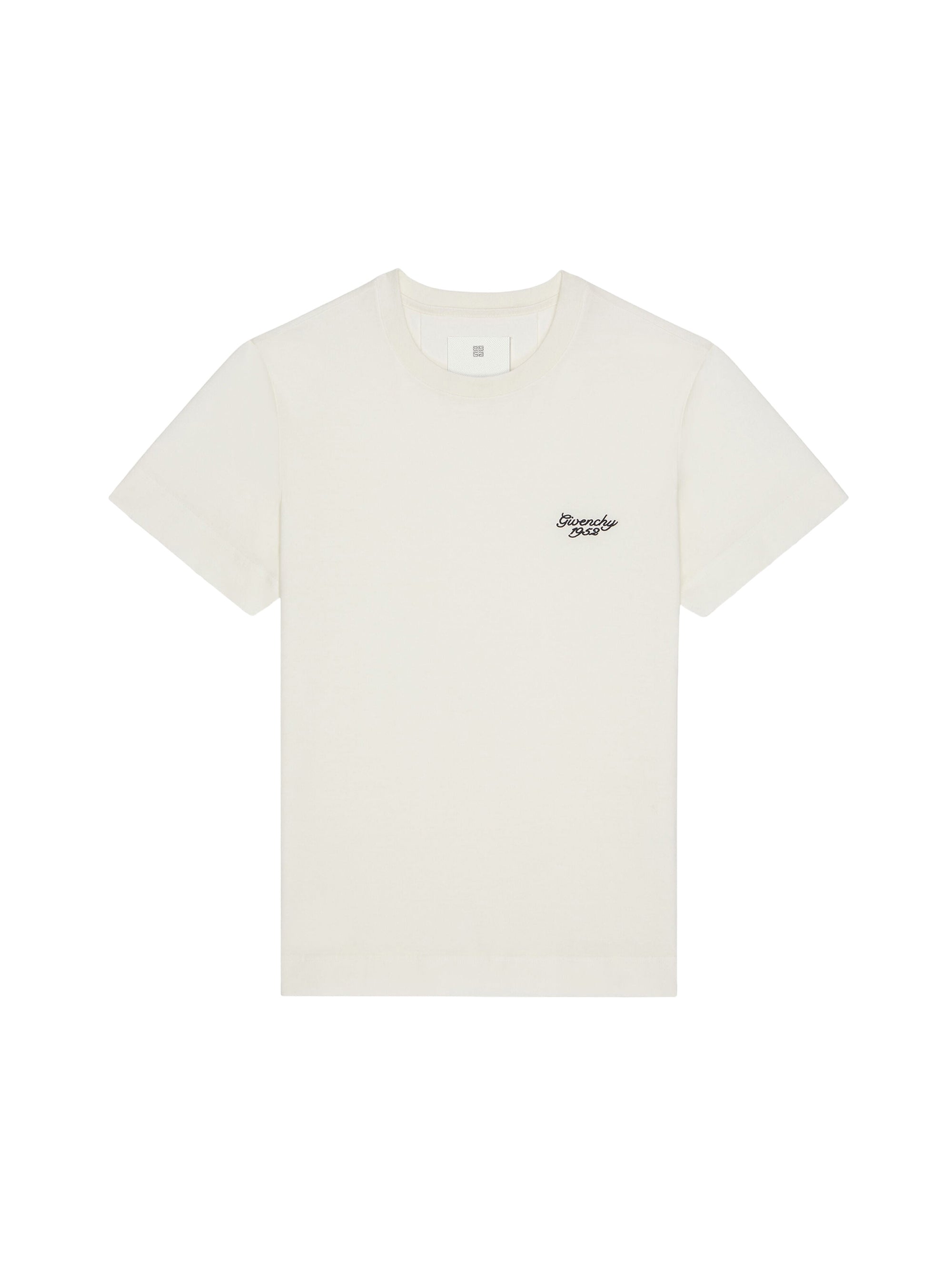 T-shirt Slim - Natural & Blue
