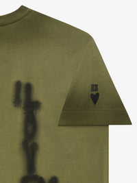 T-shirt oversize imprimé Givenchy angel - Vert Eau