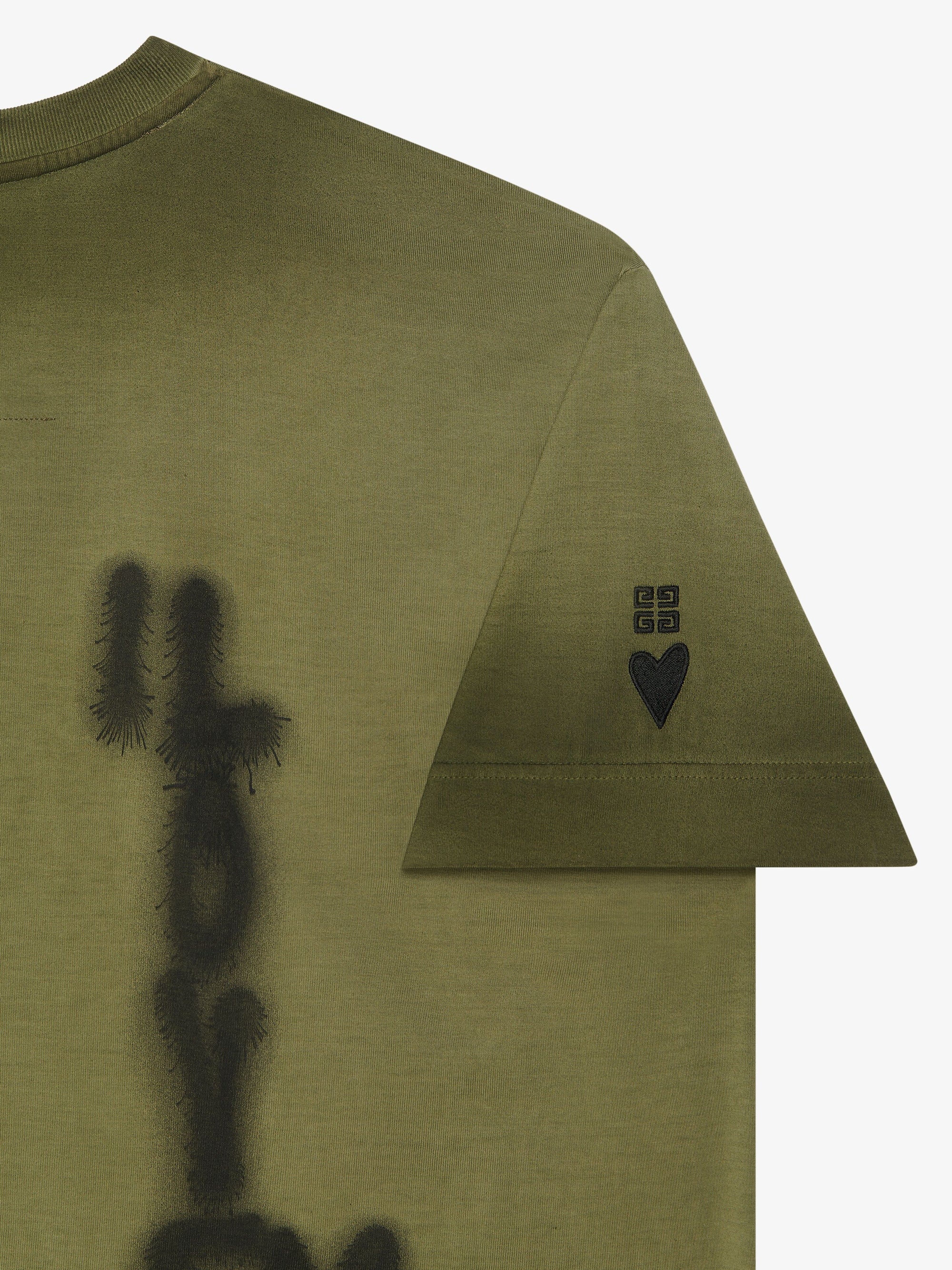 T-shirt oversize imprimé Givenchy angel - Vert Eau