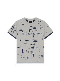 T-shirt oversize - Gris & Bleu