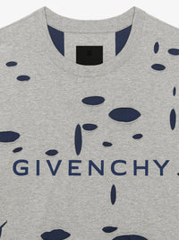 T-shirt oversize - Gris & Bleu