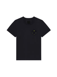 T-shirt avec broderies et pierres - Black