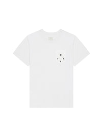 T-shirt avec broderies et pierres - White