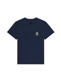 T-shirt avec broderies et pierres - Medium Blue