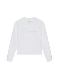 T-shirt ample avec motif réfléchissant - White