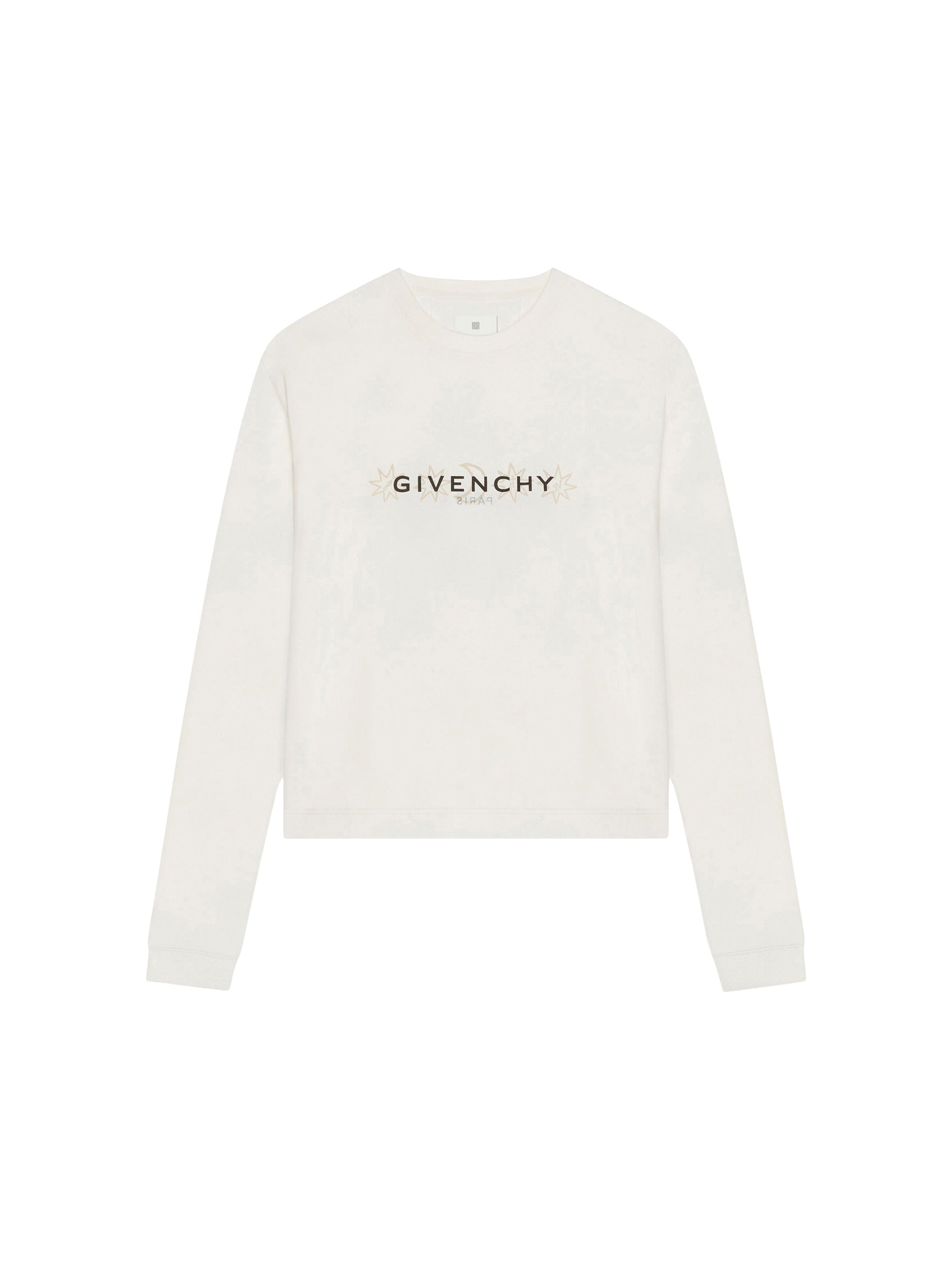 T-shirt Boxy manches longues - Ivory