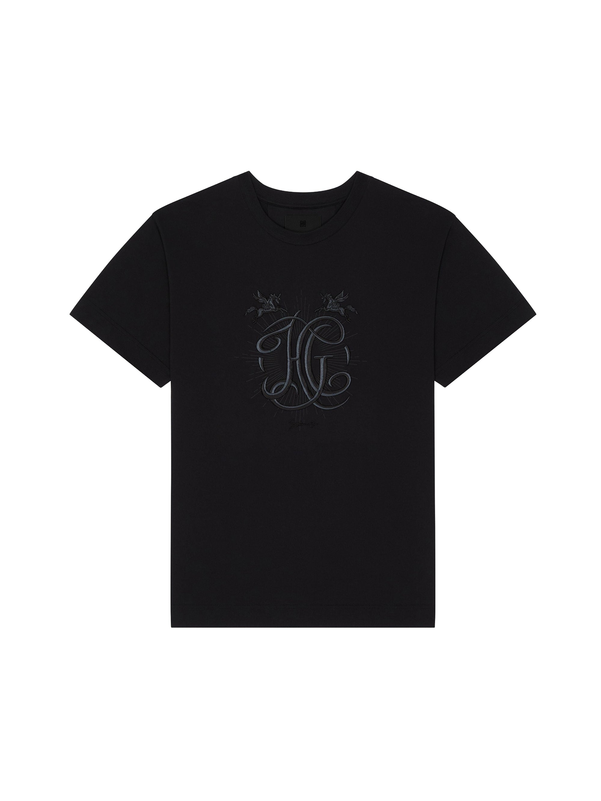 T-shirt coupe régulière - Black
