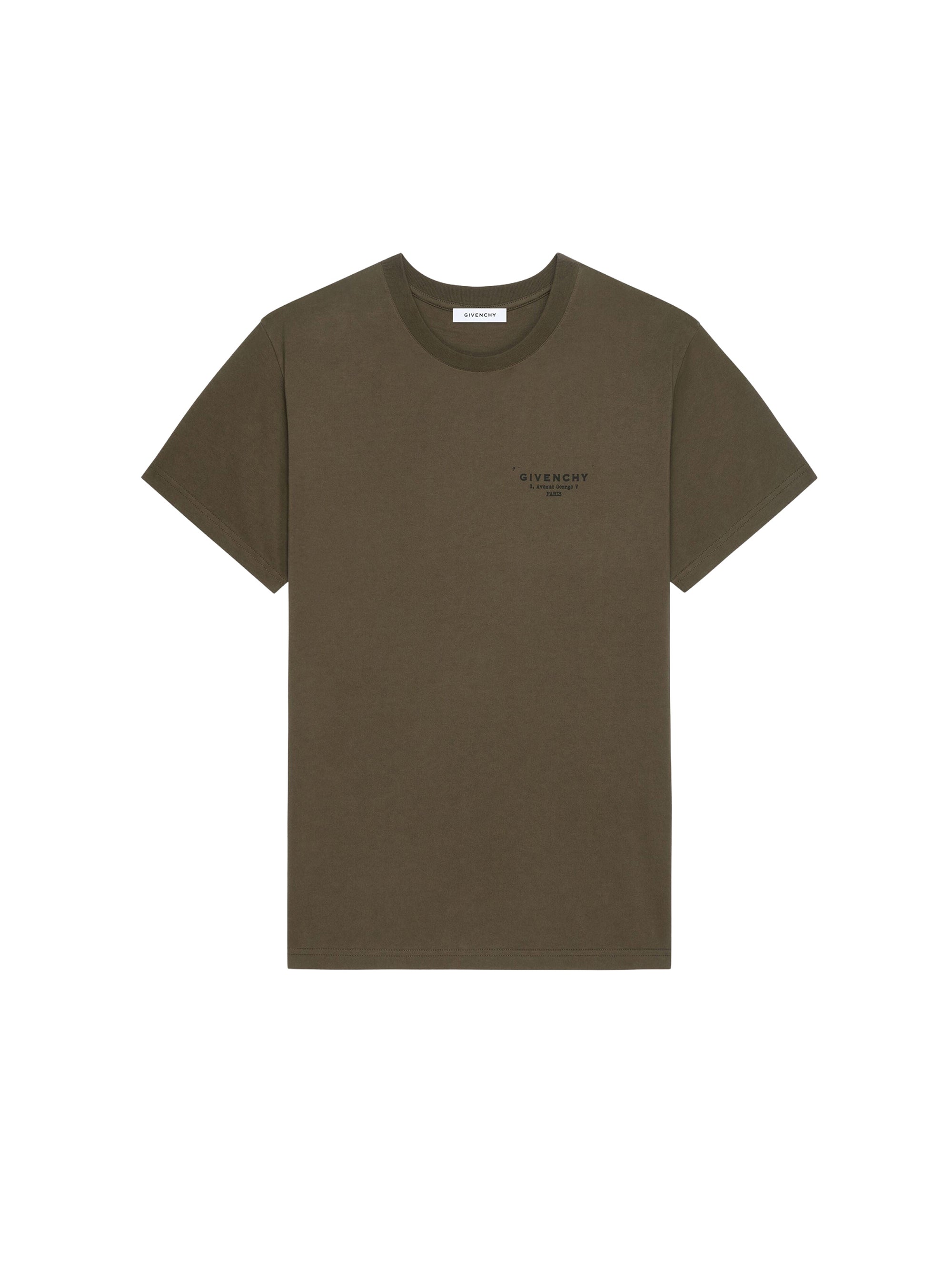 T-shirt coupe régulière - Kaki