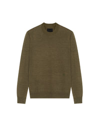 4G EMBROIDERED CREW NECK