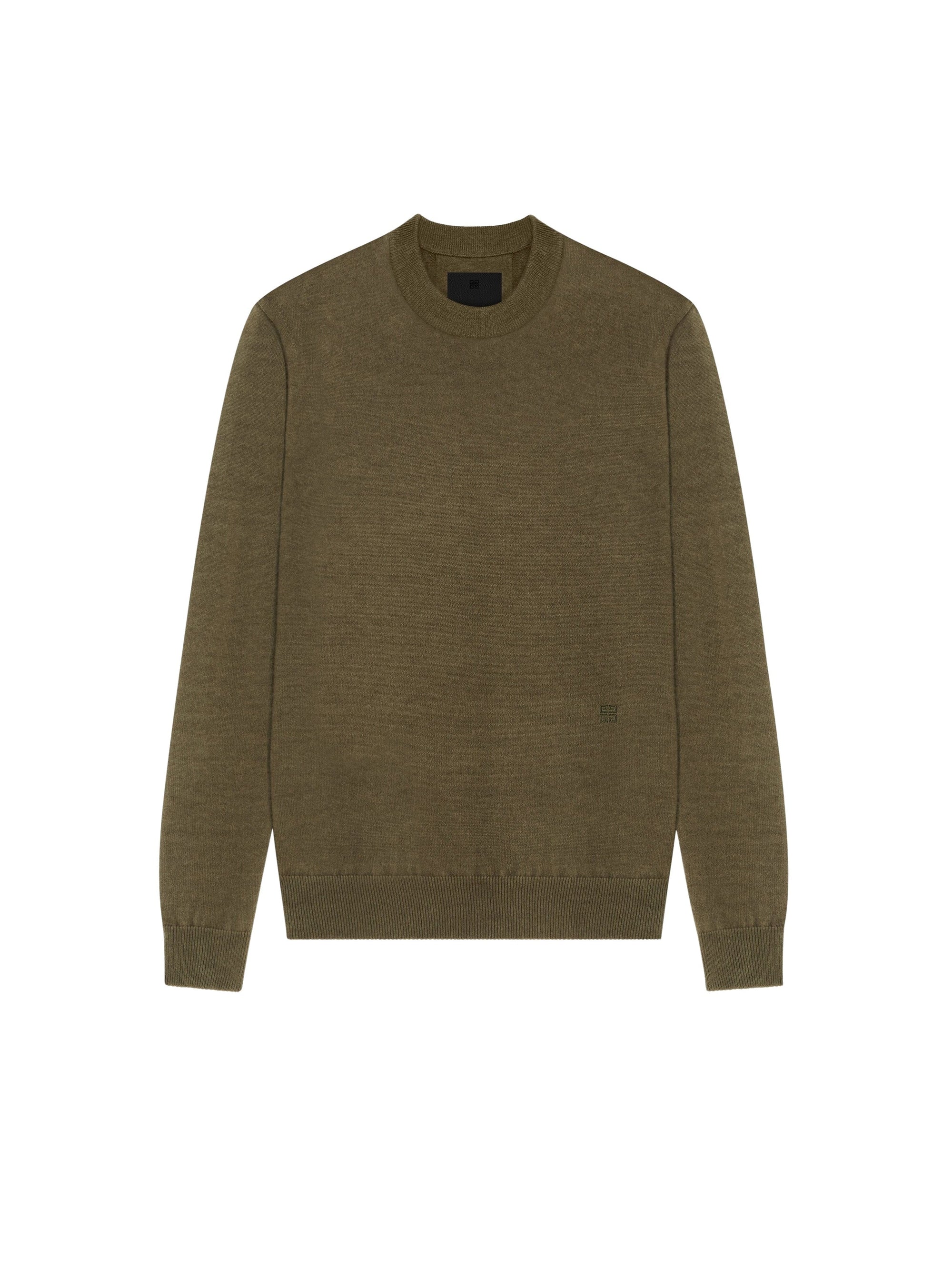 4G EMBROIDERED CREW NECK