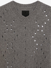 SHORT V NECK SWEATER