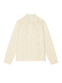 Pull oversize en laine - White