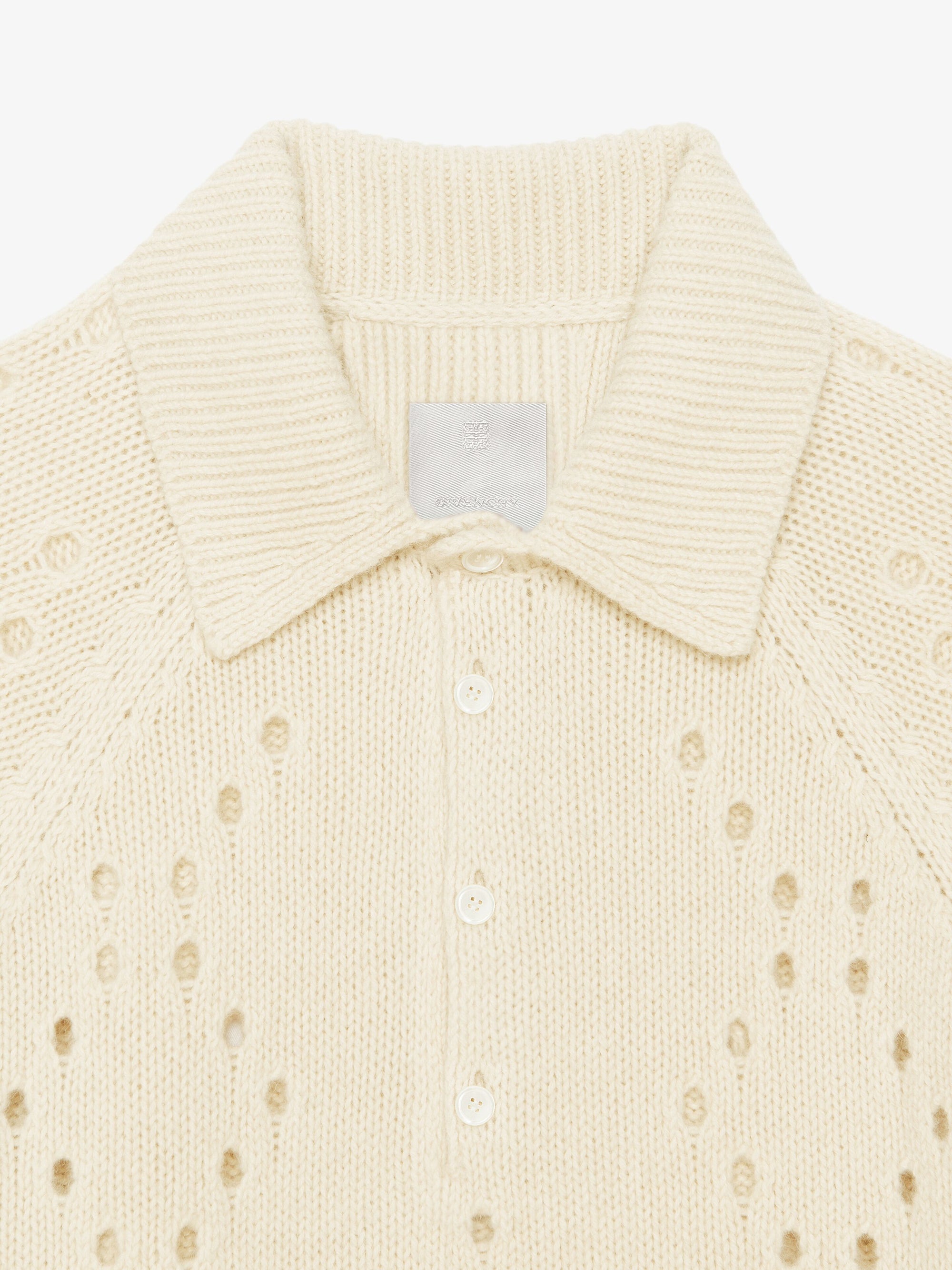 Pull oversize en laine - White