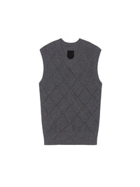 Pull cropped en laine - Medium Grey