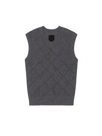 Pull cropped en laine - Medium Grey