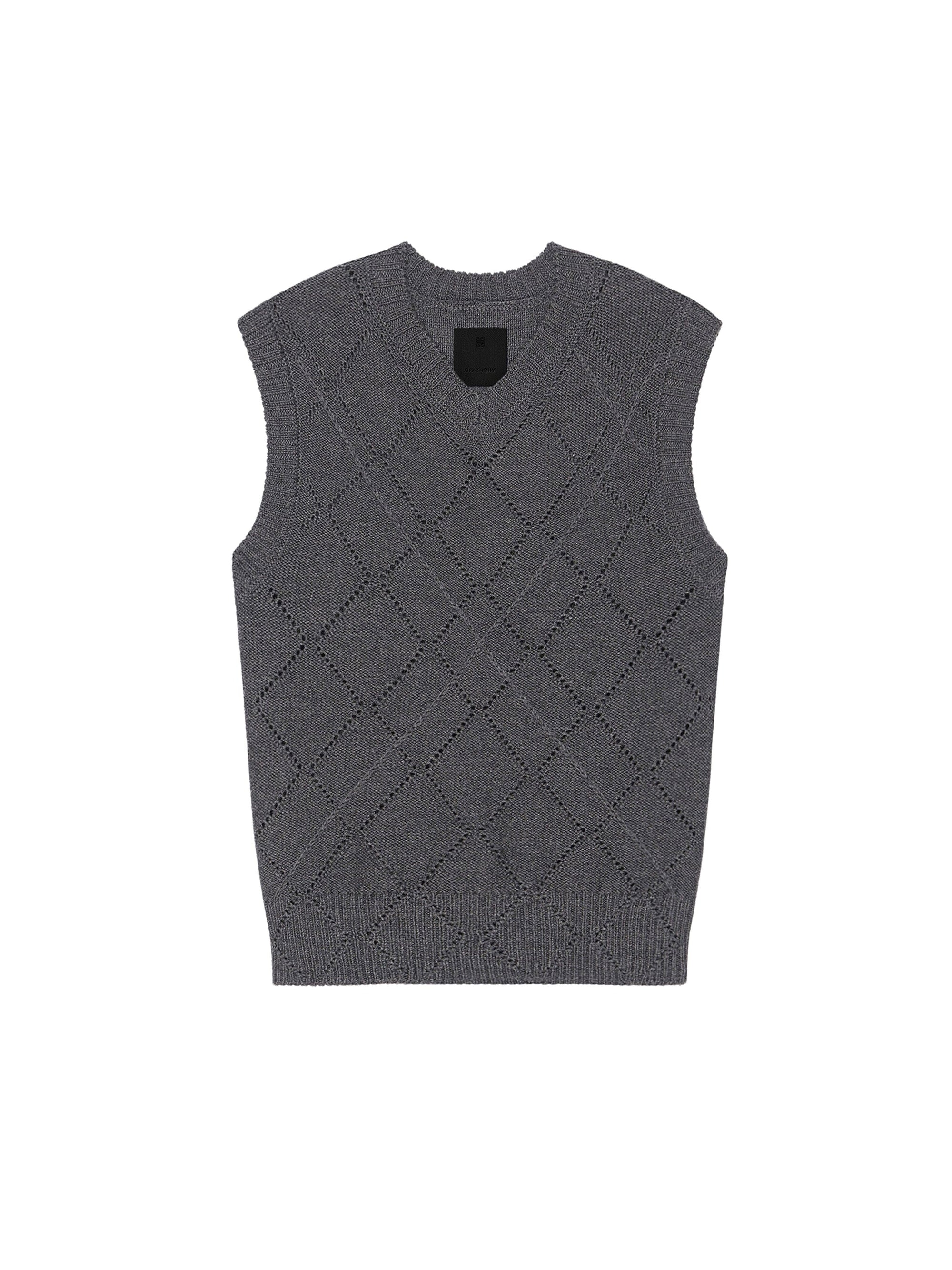 CROP V NECK VEST
