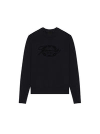 Pull avec broderie HG - Black