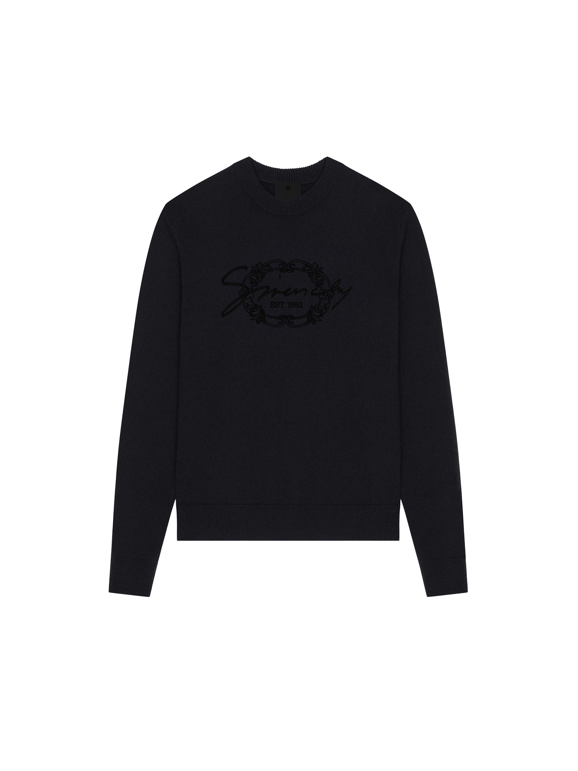 Pull avec broderie HG - Black