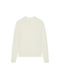 Pull avec broderie HG en laine - Powder