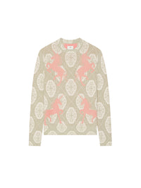 Pull avec broderie HG - Light Beige