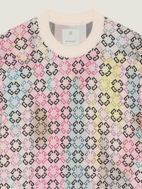 MONOGRAM 72 & PRINT COTTON POLY 18GG