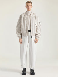 TURTLENECK ROUNDED FINISHING SWEATER