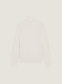 TURTLENECK ROUNDED FINISHING SWEATER