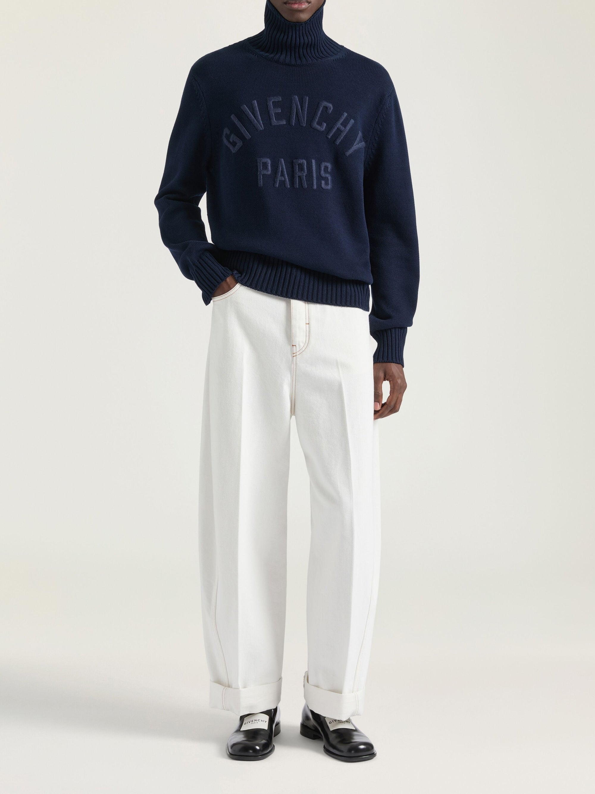 Pull col roulé - Dark Navy