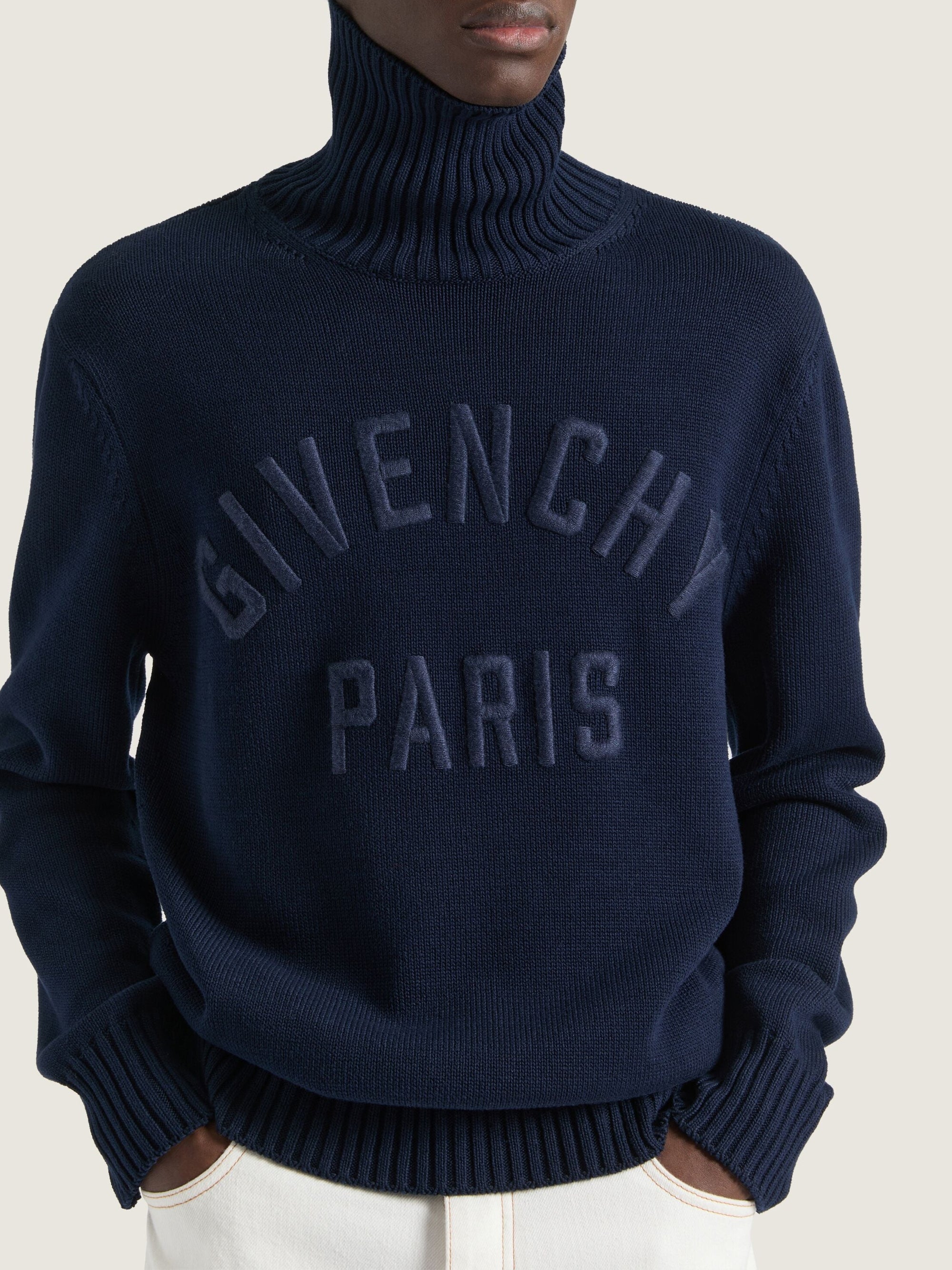 Pull col roulé - Dark Navy