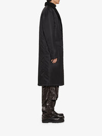 Manteau long en cuir - Black
