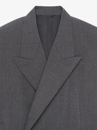 Manteau oversize en laine - Gris Moyen
