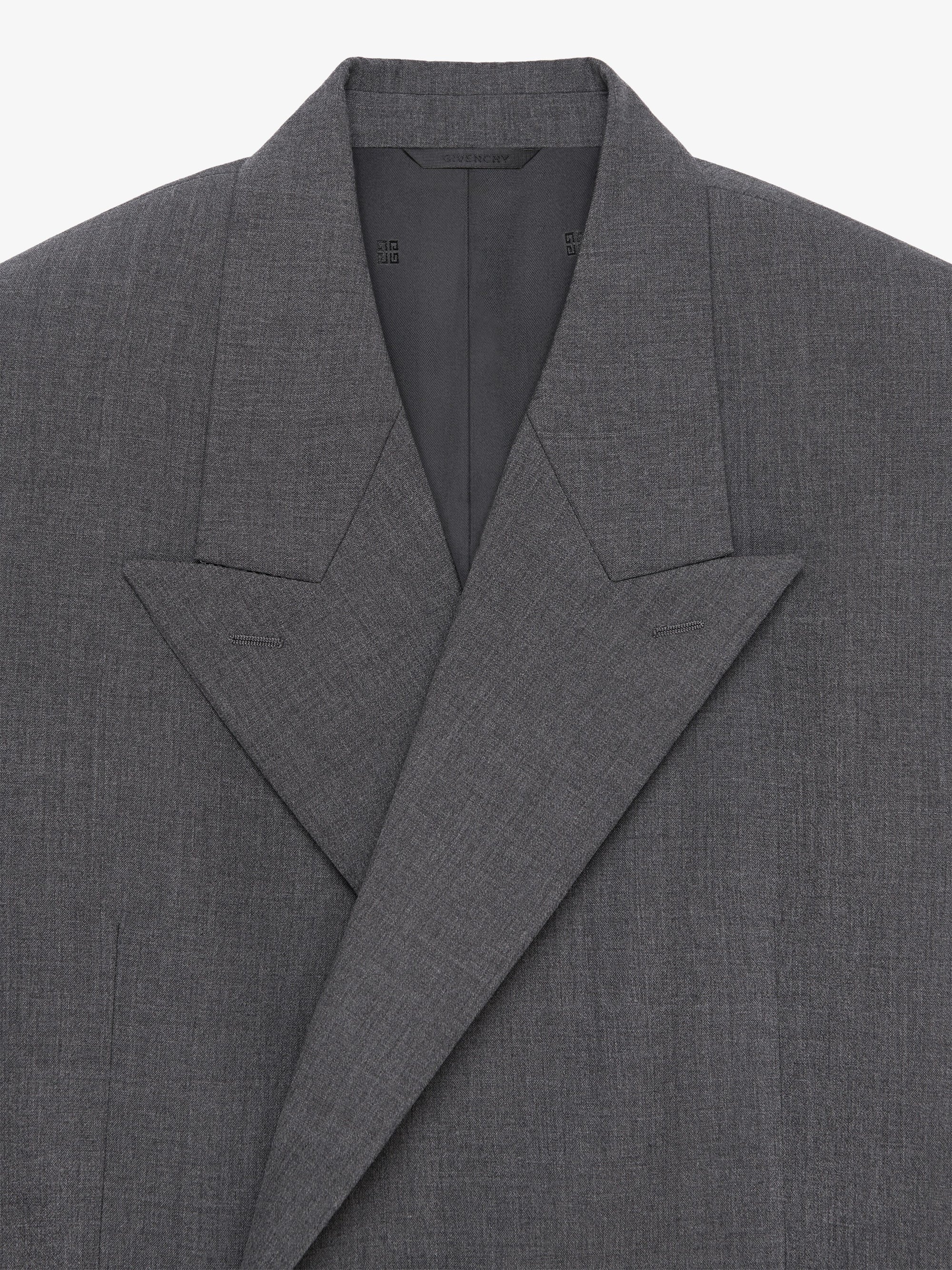 Manteau oversize en laine - Gris Moyen