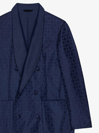 LONG SHAWL COLLAR DOUBLE BREASTED COAT