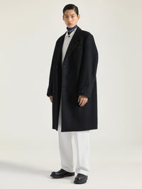 RELAXED NOTCH LAPEL COUTURE SEAM COAT