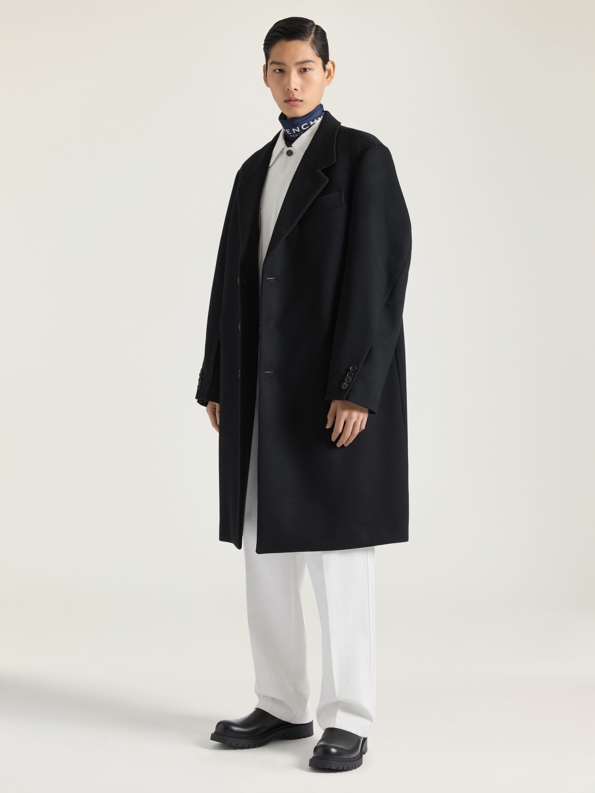 RELAXED NOTCH LAPEL COUTURE SEAM COAT