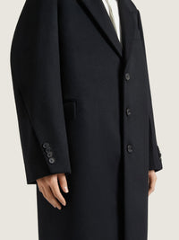 RELAXED NOTCH LAPEL COUTURE SEAM COAT