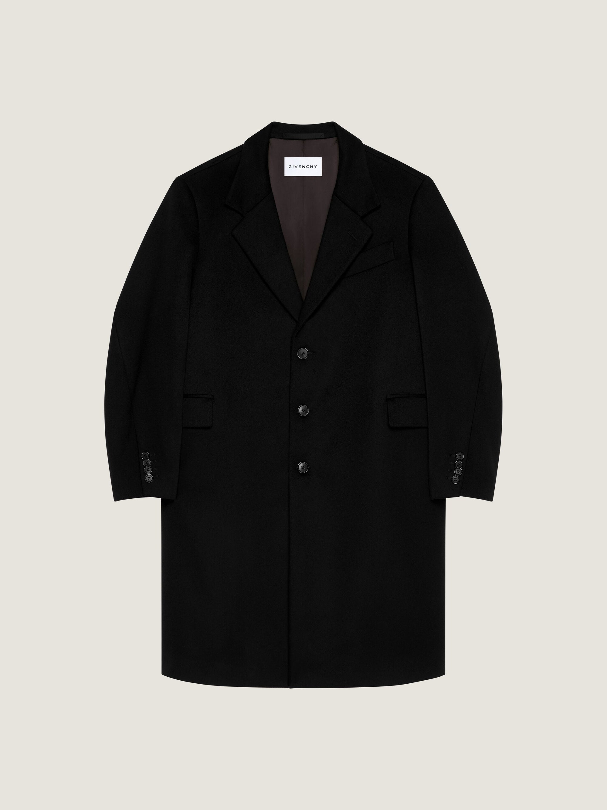 RELAXED NOTCH LAPEL COUTURE SEAM COAT