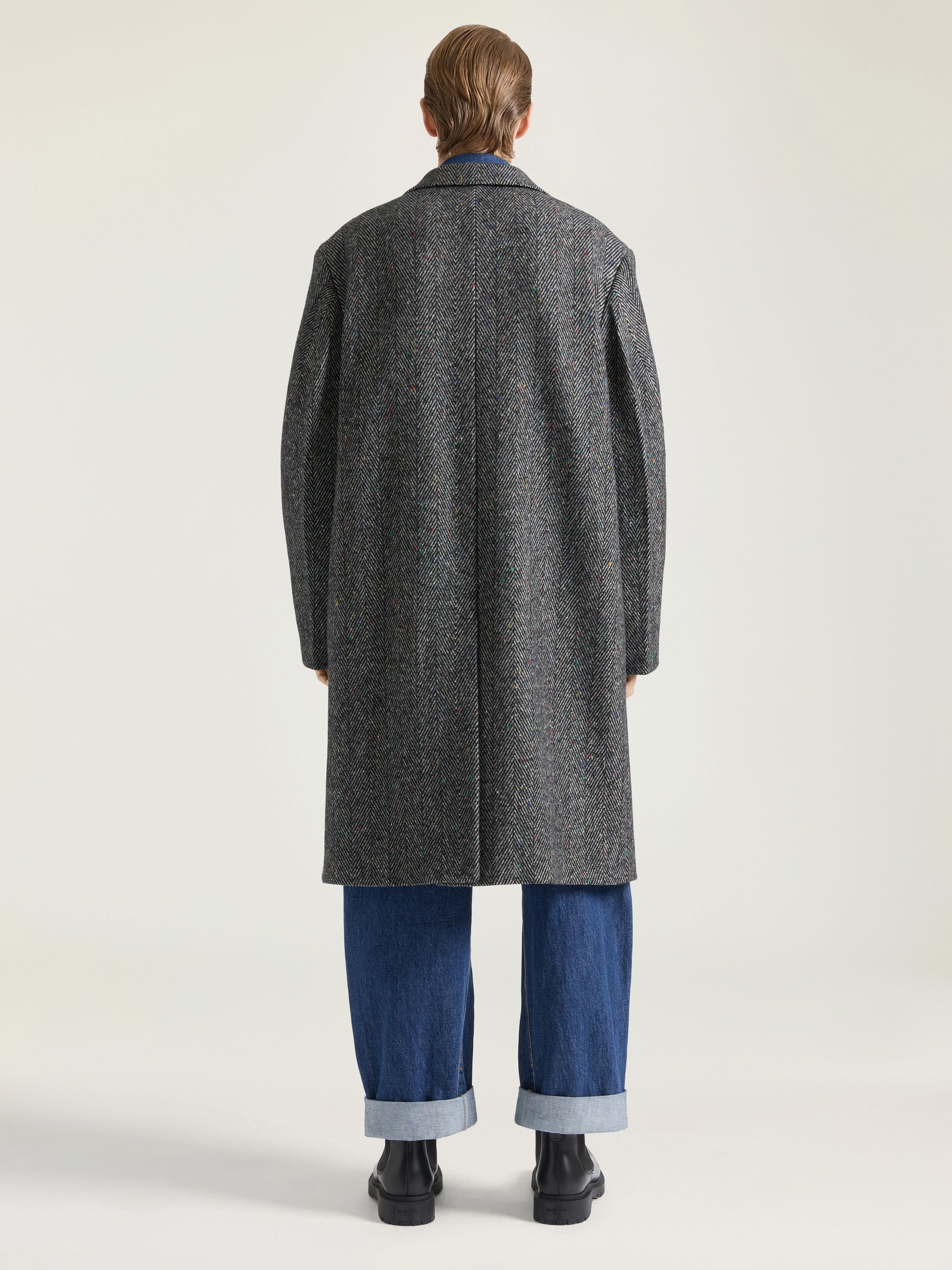 DONEGAL LARGE HERRINGBONE WOOL
