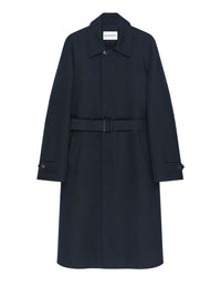Manteau à ourlet large - Dark Navy
