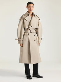 COUTURE SEAM COCOON TRENCH COAT
