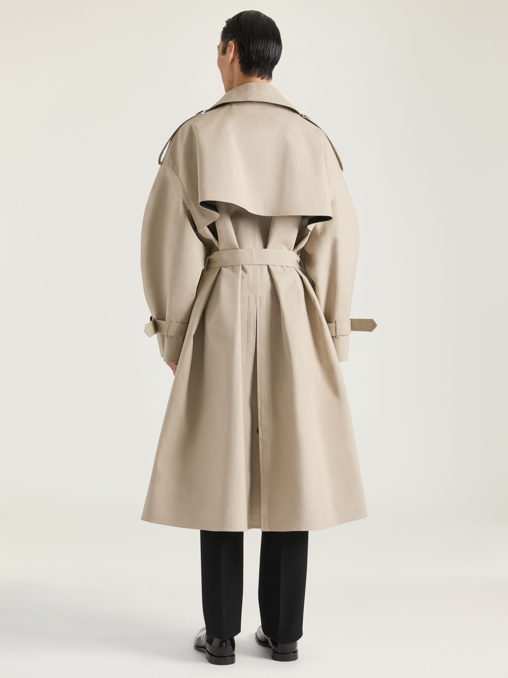 COUTURE SEAM COCOON TRENCH COAT
