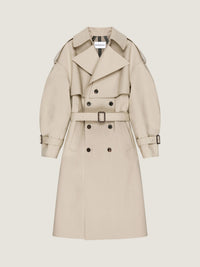 COUTURE SEAM COCOON TRENCH COAT